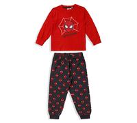 Pigiama Marvel Spiderman Lungo Ufficiale Maniche Lunghe in Cotone Bambino 5571