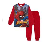 Pigiama Marvel Spiderman per bambino in cotone leggero a maniche lunghe 7075