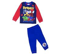 Pigiama Marvel Spidey & Friends Spiderman per ragazzi, abbigliamento notturno, colore: blu/rosso, età da 18 mesi a 5 anni, Blu/rosso., 18-24 Months