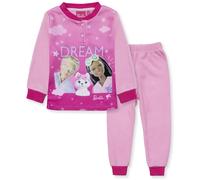 Pigiama Mattel Barbie micropile invernale lungo per bambina maniche lunghe 7000