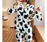 Pigiama Mucca Del Di Abbigliamento Per Il Sonno Delle Donne