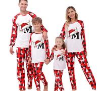 Pigiama Natale Famiglia Pigiama Famiglia Natalizio Comodo Pigiami Natalizi Abbinati Coppia Camicia E Pantaloni Pajama Natalizie Famiglie Fiocchi Di Neve Completi Pyjamas Per Mamma Papà Bambino Neonato