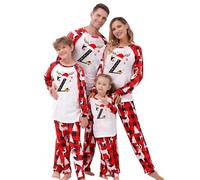 Pigiama Natale Famiglia Pigiama Famiglia Natalizio Due Pezzi Pigiami Natalizi Abbinati Coppia Maglietta E Pantaloni Pajama Natalizie Famiglie Renna Matching Sleepwear Per Papà Mamma Figlia Figlio 2025