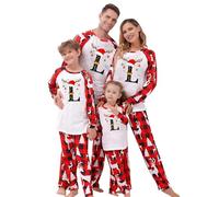 Pigiama Natale Famiglia Pigiama Famiglia Natalizio Due Pezzi Pigiami Natalizi Abbinati Coppia Maglietta E Pantaloni Pajama Natalizie Famiglie Renna Matching Sleepwear Per Papà Mamma Figlia Figlio 2025