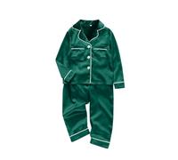 Pigiama Natale Famiglia Set in Raso Invernale Due Pezzi Pigiama Coordinati Girocollo Pigiami Natalizi Per Papà Mamma Bambini Christmas Pyjama Manica Lunga Per Tutta La Famiglia Indumenti Da Notte