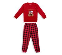 Pigiama natalizio bambina lungo bimba regalo Natale caldo cotone Oronero 5776