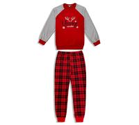 Pigiama natalizio bimbo lungo caldo cotone maniche lunghe bambino Natale 4774