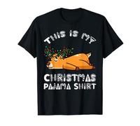 Pigiama natalizio con renna che dorme questo è il mio Natale Maglietta