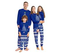 Pigiama Natalizio Famiglia Caldo Cotone Pigiami Abbinato Coppia Natalizio Comodo Pigiama Camicia E Pantaloni Lunghi Coordinati Natalizi per Tutta La Famiglia per Bambino papà Mamma Neonato