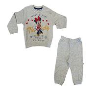 Pigiama neonata Lungo in Caldo Cotone Minnie Disney Art. 5766 (18 Mesi IT Bambino, Grigio)