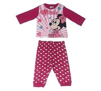Pigiama Neonato Ufficiale Disney Minnie Baby Maniche Lunghe in Pile Bambina 3440