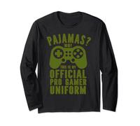 Pigiama No This Is My Pro Gamer Uniforme Ufficiale Maglia a Manica
