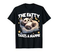 Pigiama Panda Il Panda Grasso Fa Un pisolino mattutino Maglietta