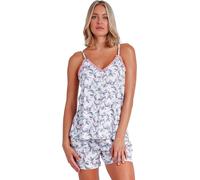 Pigiama pantalone corto estivo donna Admas spalla stretta cotone viscosa 60132