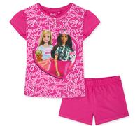 Pigiama per Bambina Barbie estivo in Cotone Leggero corto 7079