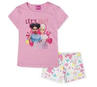 Pigiama per Bambina Barbie estivo in Cotone Leggero corto 7082