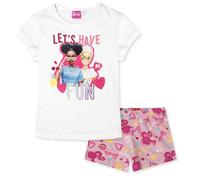 Pigiama per Bambina Barbie estivo in Cotone Leggero corto 7082