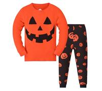 Pigiama per Bambine e Bambini per Bambini e Bambine, Cartone Animato, Carino, Casual, con Stampa a Maniche Lunghe, Pantaloni, Completi da Notte Pigiama 10 Anni