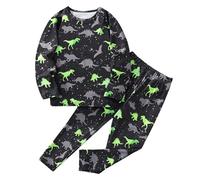 Pigiama per Bambine e Ragazze Pigiami Invernali Morbidi Comodi Pesante Bambina Indumenti da Notte Tops Pants Nightwear Bambino Ragazzi 2-8 Anni