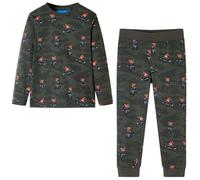 vidaXL Pigiama per Bambini a Maniche Lunghe Cachi 140