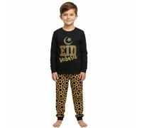 Pigiama Per Bambini Eid Mubarak 2 Pezzi In Cotone Regalo 2-13 Anni