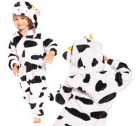 Pigiama per bambini Kigurumi Onesie Costume da mucca 105-115 cm