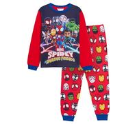Pigiama per Bambini Spidey e i Suoi Fantastici Amici Pigiama per Bambini Spider-Man Hulk Iron Man Pantera Nera Gwen Miles Morales Abbigliamento da Notte