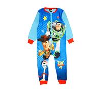 Pigiama per ragazzi Disney Toy Story, tutina intera con Buzz Lightyear e Woody, età 18 mesi - 5 anni, Blu, 18-24 Months