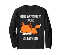 Pigiama Pigiama Camicia da Notte Volpe Maglia a Manica