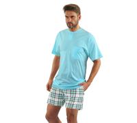 Pigiama Uomo Sesto Pigiama 100% Cotone Manica Corta + Pantaloncini Pigiama...
