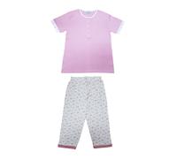 Pigiama pinocchietto estivo Donna Mod. Serafino 100% Cotone MARISTELLA 5364A