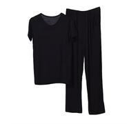 Pigiama Premium for uomo grande e alto, set da salotto morbido ed elasticizzato, essenziale for la casa, traspirante, con vita elasticizzata, abbigliamento da notte rilassante for casa e ufficio, como