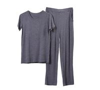 Pigiama Premium for uomo grande e alto, set da salotto morbido ed elasticizzato, essenziale for la casa, traspirante, con vita elasticizzata, abbigliamento da notte rilassante for casa e ufficio, como