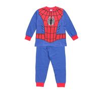 Pigiama Primaverile Costume Spiderman Bambino Azzurro