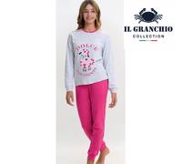 Pigiama ragazza caldocotone interlock Il Granchio GP7094