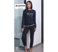 PIGIAMA RAGAZZA INVERNALE LOTTO CALDO COTONE PIGIAMA SOTTODONNA INTERLOCK