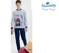 Pigiama ragazzo caldocotone interlock Il Granchio GP4115