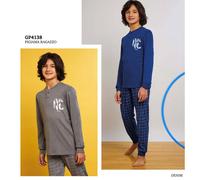 Pigiama ragazzo caldocotone interlock Il Granchio GP4138