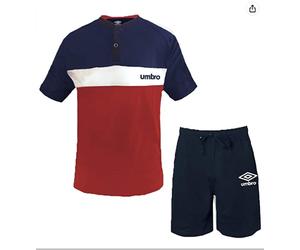 Pigiama Ragazzo Corto Mezza Manica in Cotone Umbro Art. 65029