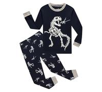 Pigiama Ragazzo in Cotone Lungo a Maniche Lunghe Biancheria Intima Termica Maglia e Pantaloni Pyjama Sets Vestiti Bambino Invernale Due Pezzi Neonato Maschio Lounge Sleepwear Casual da Casa