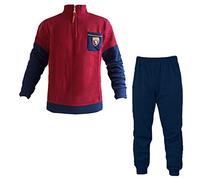 Pigiama Ragazzo in Felpa Mezza Zip FC Torino Prodotto Ufficiale Art. TO15096 (12 Anni, Bordeaux)