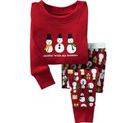 Pigiama Ragazzo Lungo Bambina e Bambino Biancheria Intima Termica Lunga Intimo Termico Tuta da Casa per Casual Morbido Cotone Dormire Stare in
