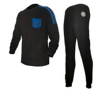 Pigiama Ragazzo Lungo in Caldo Cotone FC Inter Prodotto Ufficiale IN15131