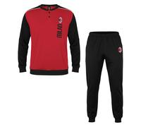 Pigiama Ragazzo MILAN Prodotto Ufficiale Cotone Interlock Art.1180