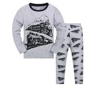 Pigiama-Ragazzo-Ragazza,Pigiama Ragazzo Lungo Solido Loungewear Bimbo Pigiama per Bambina Set Top Pantaloni Abiti Natalizio Bambino Ragazzi e Ragazze 2-8 Anni