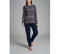 PIGIAMA RAGNO DONNA DR90N1 CALDO ECO PILE AUTUNNO INVERNO SERAFINO LETTO NOTTE