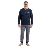 Pigiama serafino cotone lungo taglia maxi - 1453 - Bip Bip