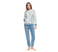 Pigiama serafino lungo donna caldissimo pile collo scialle Laura Biagiotti