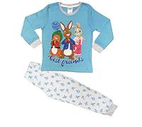 Pigiama, set unisex Peter Rabbit Best Friends, età 3-4 e 5-6 anni, Blu, 5-6 Anni