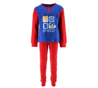 PIGIAMA SONIC BAMBINO 100% COTONE INTERLOCK 200 GR - HY20083.BROSSO